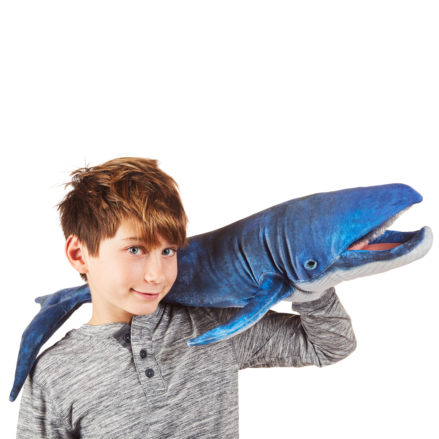 Folkmanis Blue Whale Hand Puppet - Produktbild 4