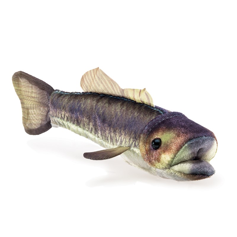 Folkmanis Mini Largemouth Bass Finger Puppet - Produktbild 2