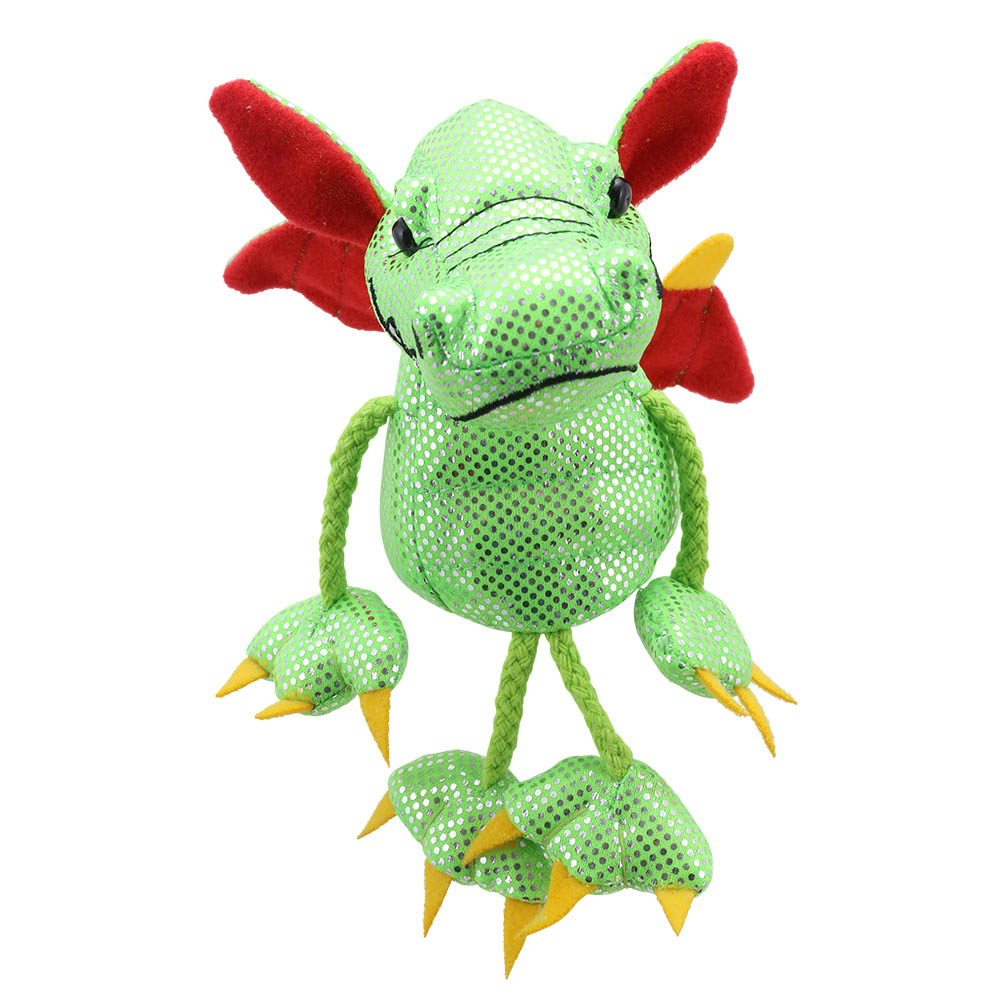 Finger puppet dragon, green - Puppet Company - Produktbild 2