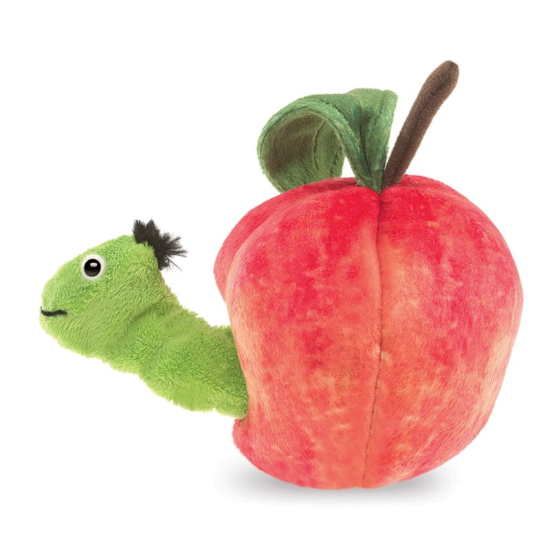 Folkmanis Worm in Apple Finger Puppet - Produktbild 3
