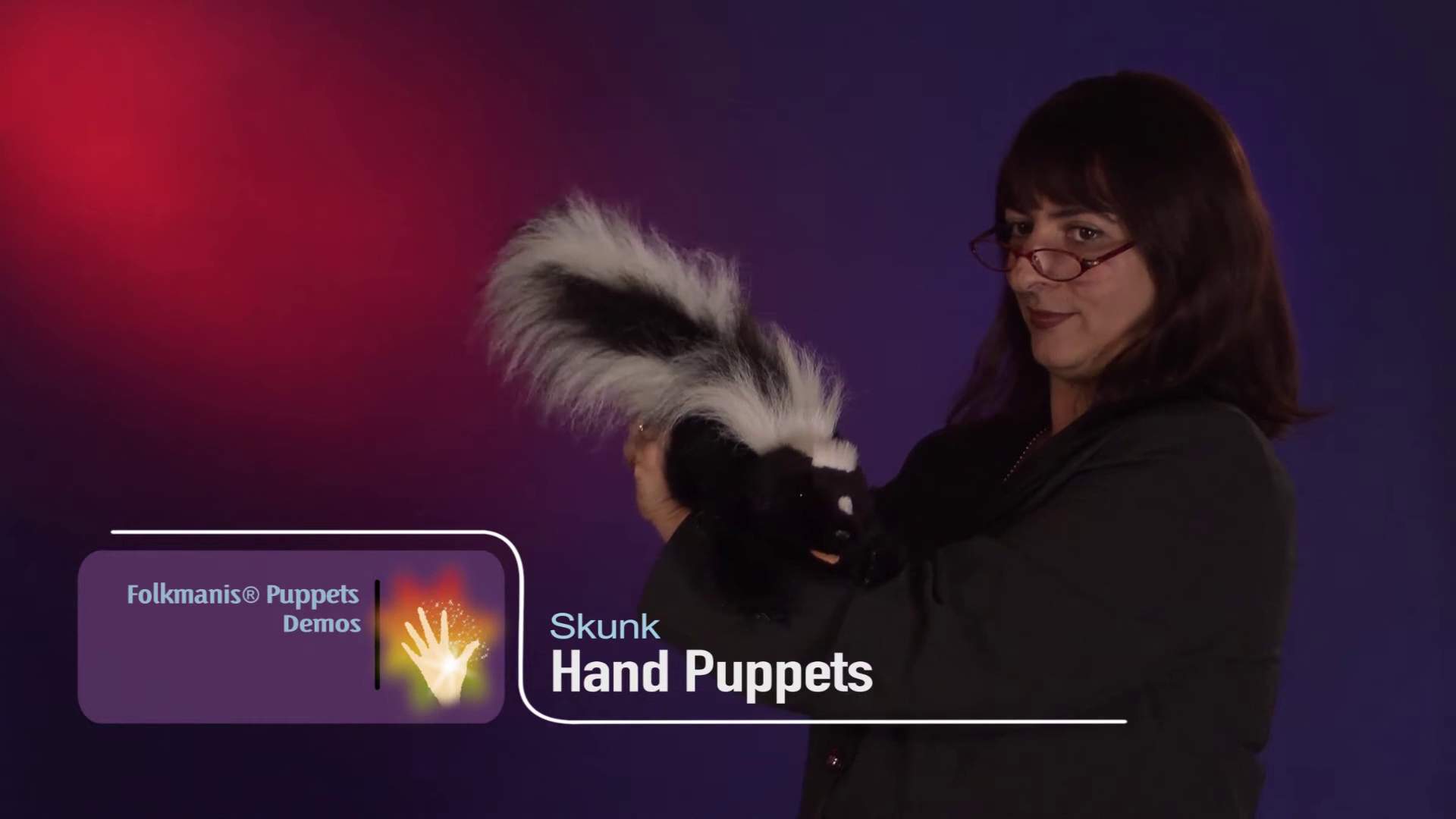 Folkmanis Skunk Hand Puppet Demo