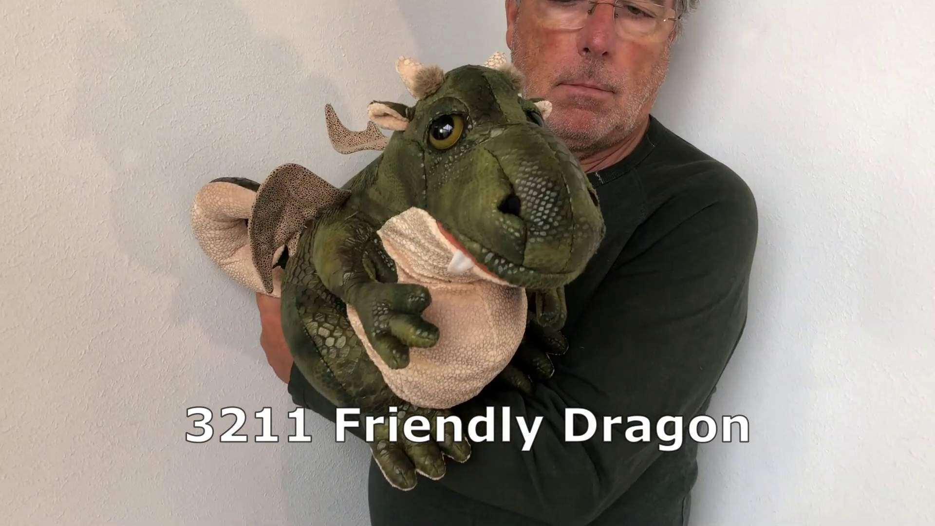 Folkmanis Friendly Dragon Hand Puppet Demo