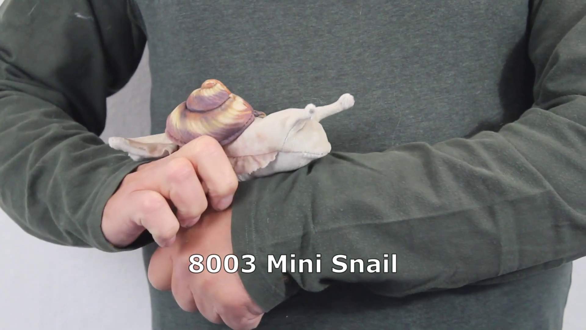 Folkmanis Mini Snail Finger Puppet Demo 2