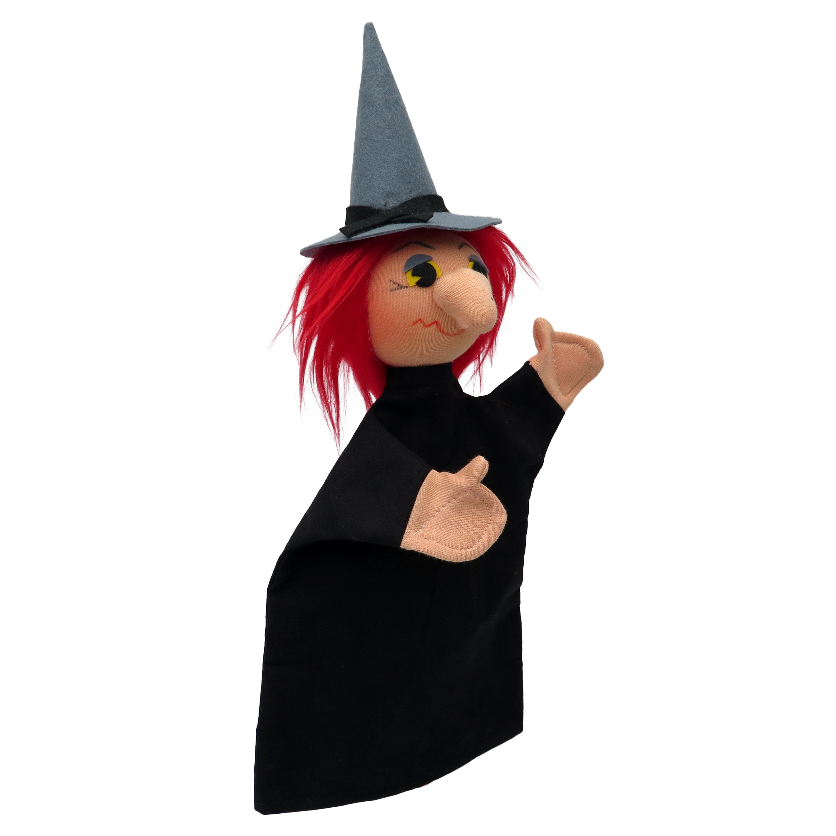 Punch and Judy Hand Puppet Witch (black) - munabo - Produktbild 2