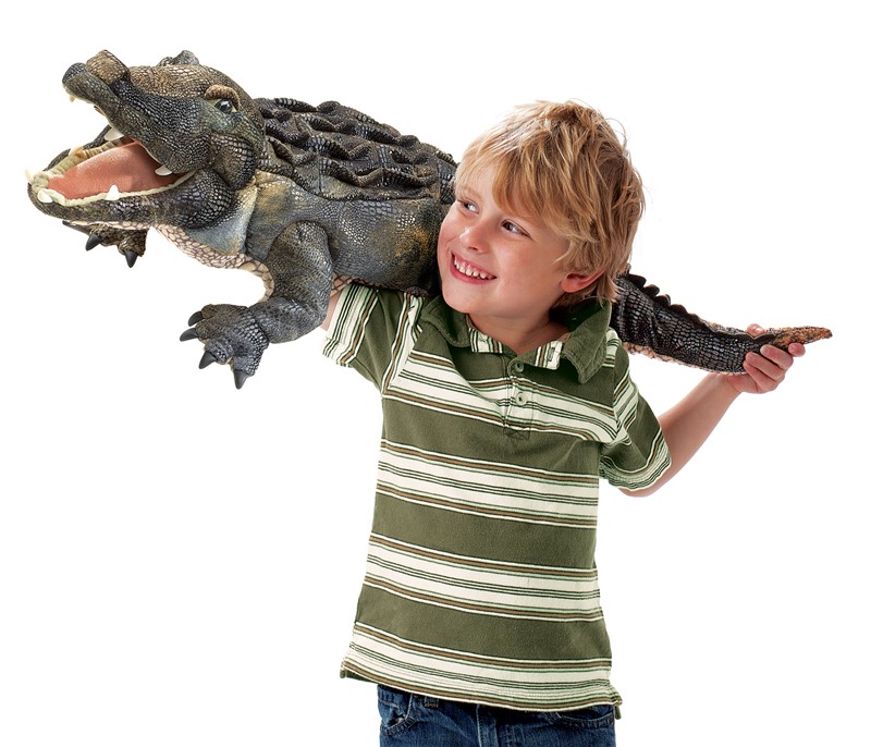 Folkmanis American Alligator Hand Puppet - Produktbild 4