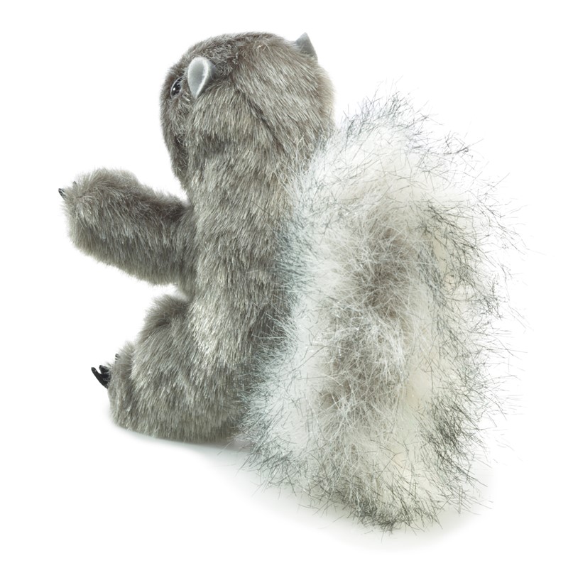 Folkmanis Mini Grey Squirrel Finger Puppet - Produktbild 2