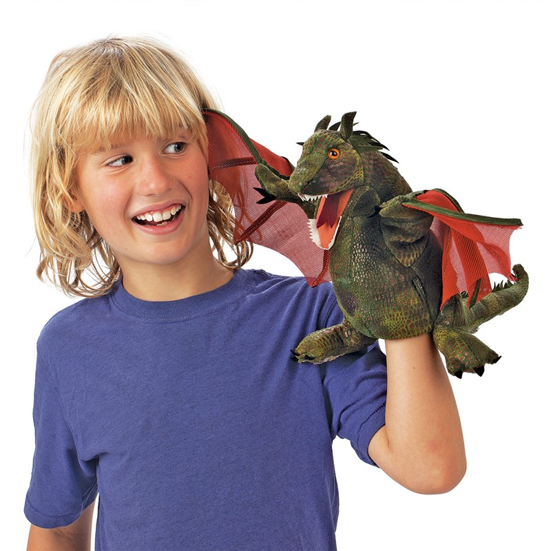 Folkmanis Winged Dragon Hand Puppet - Produktbild 3