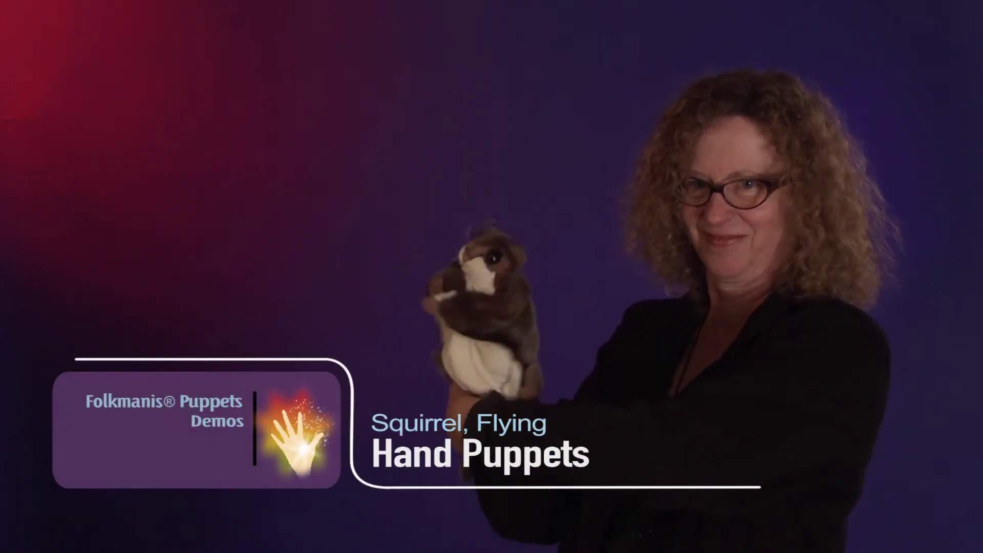 Folkmanis Flying Squirrel Hand Puppet Demo