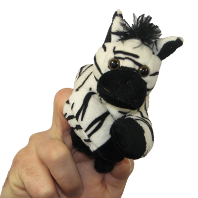 Zebra - walking finger puppet - Produktbild 2