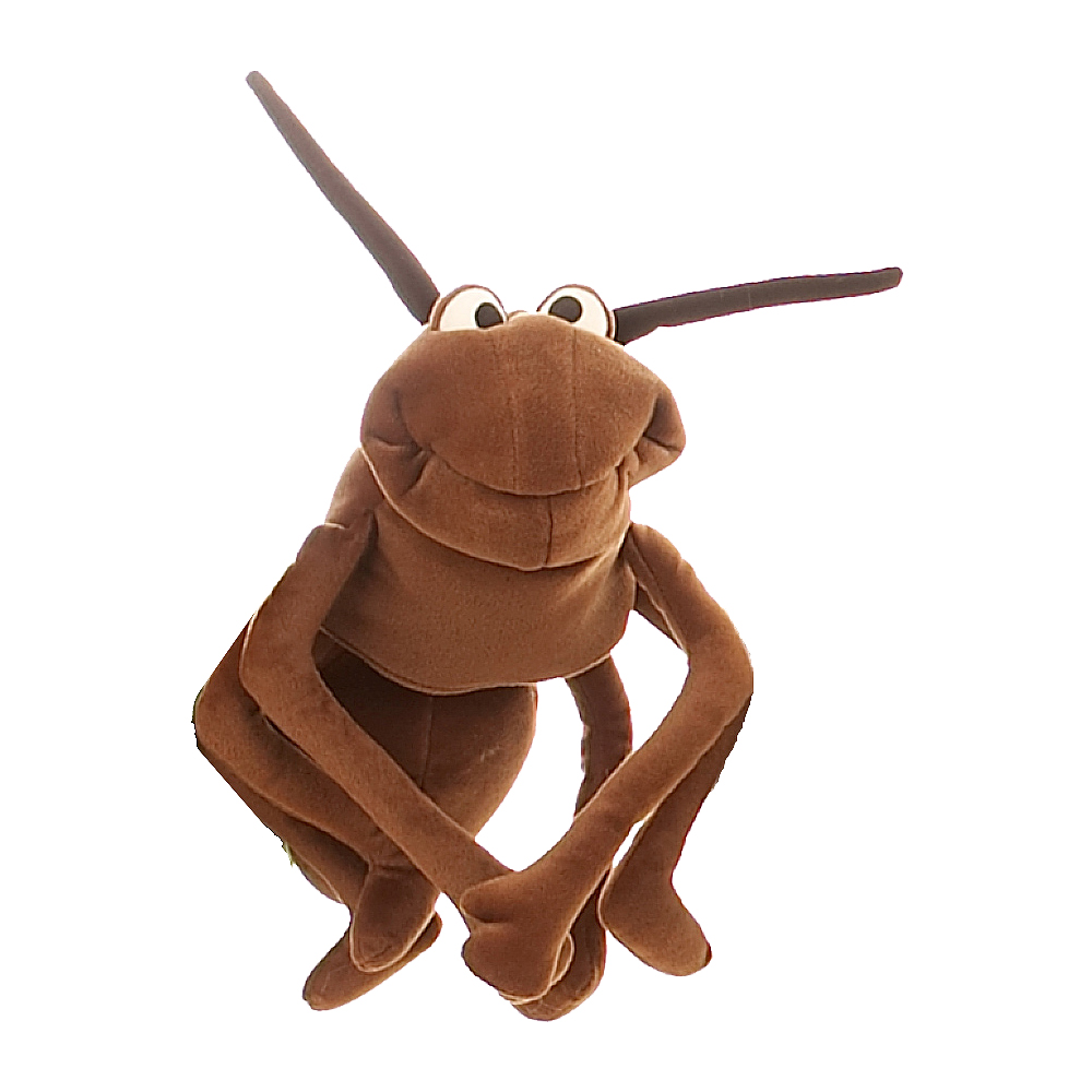 Living Puppets hand puppet Anton the ant in brown with long feelers and six legs