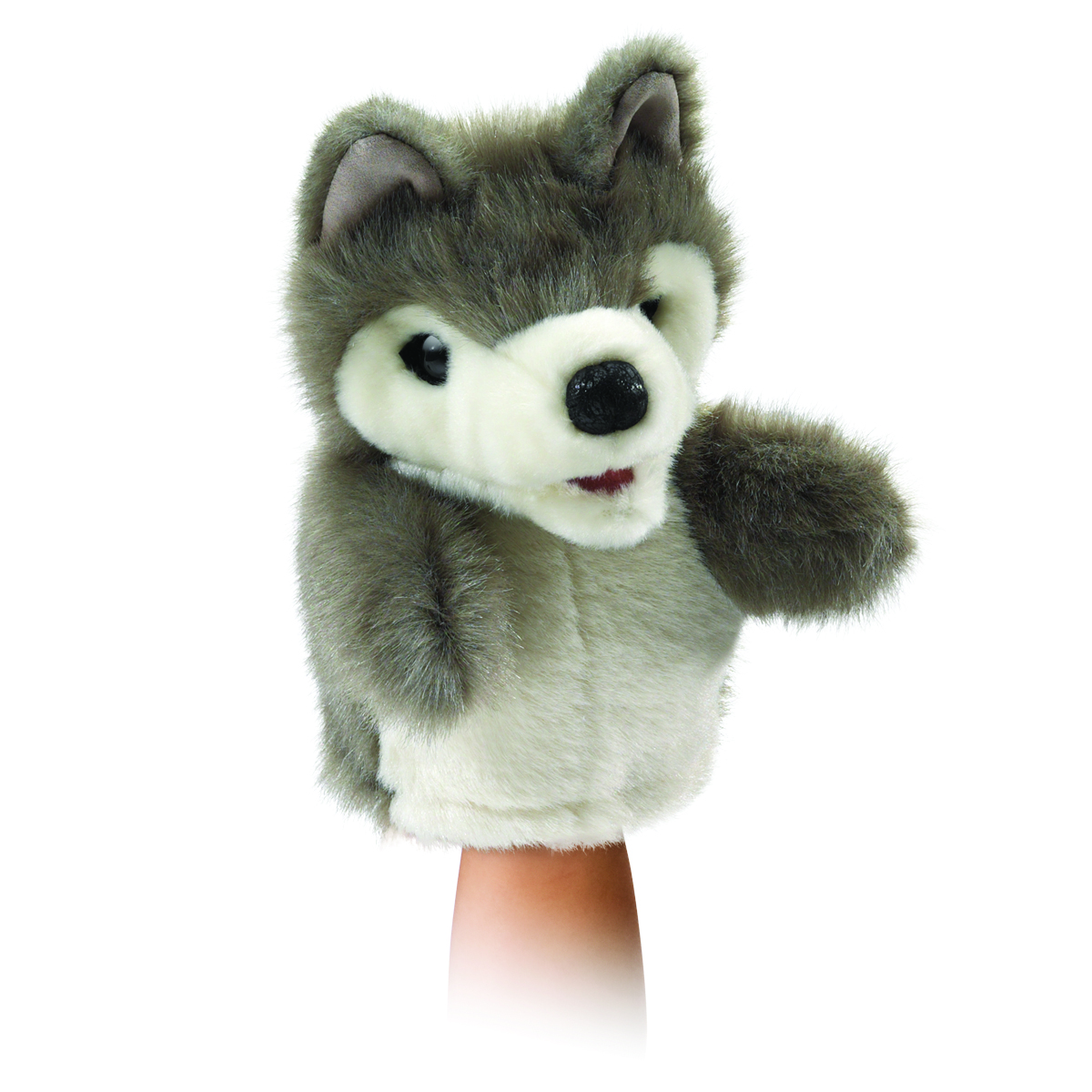 Folkmanis Little Wolf Hand Puppet (Small Stage Puppet) - Produktbild 2