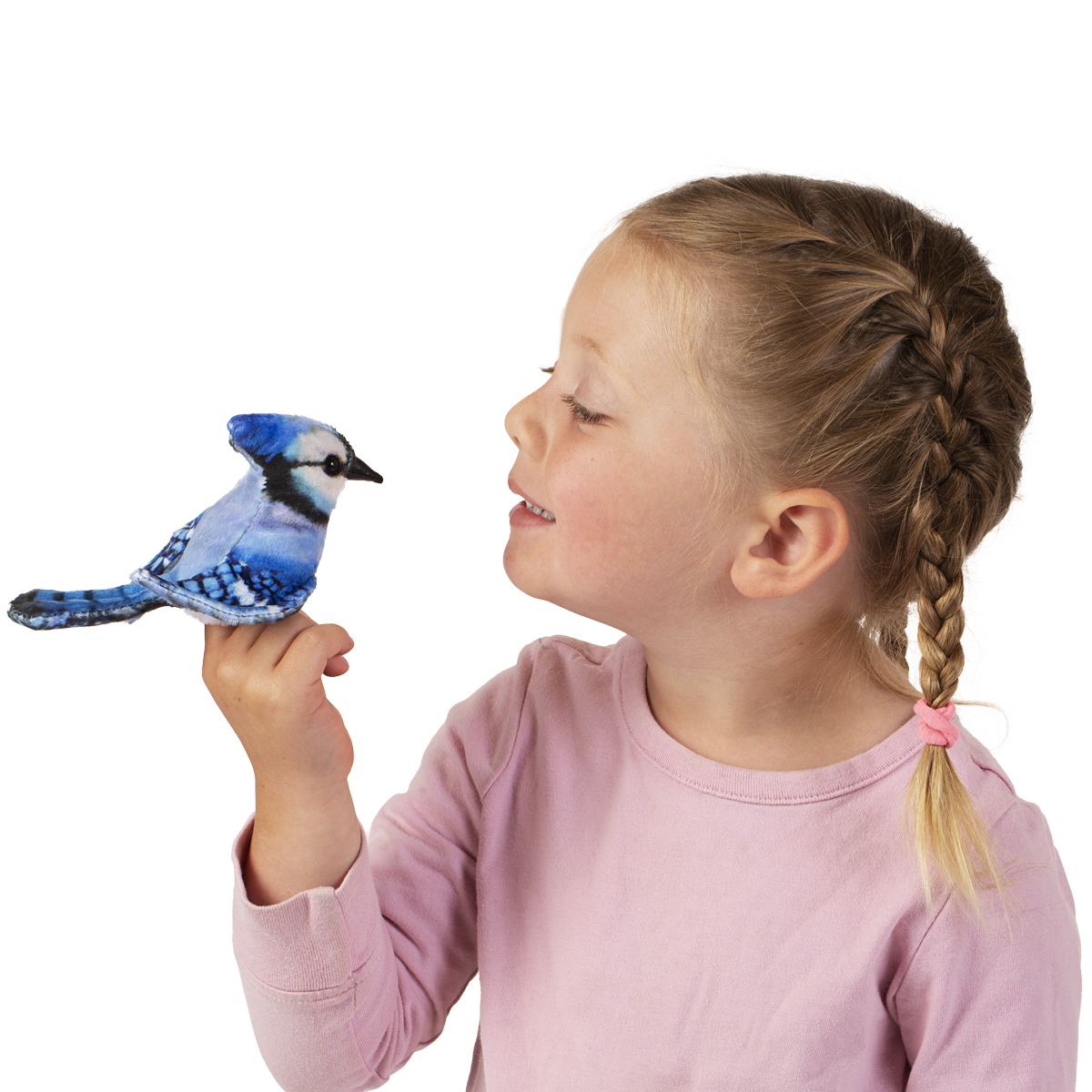 Folkmanis Mini Blue Jay Finger Puppet - Produktbild 4