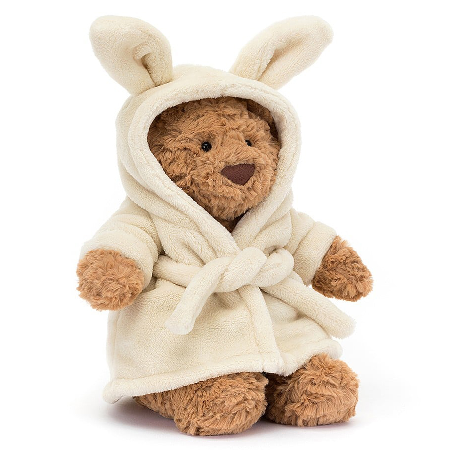 Jellycat Bartholomew Bear Bathrobe - Soft Cuddly Toy