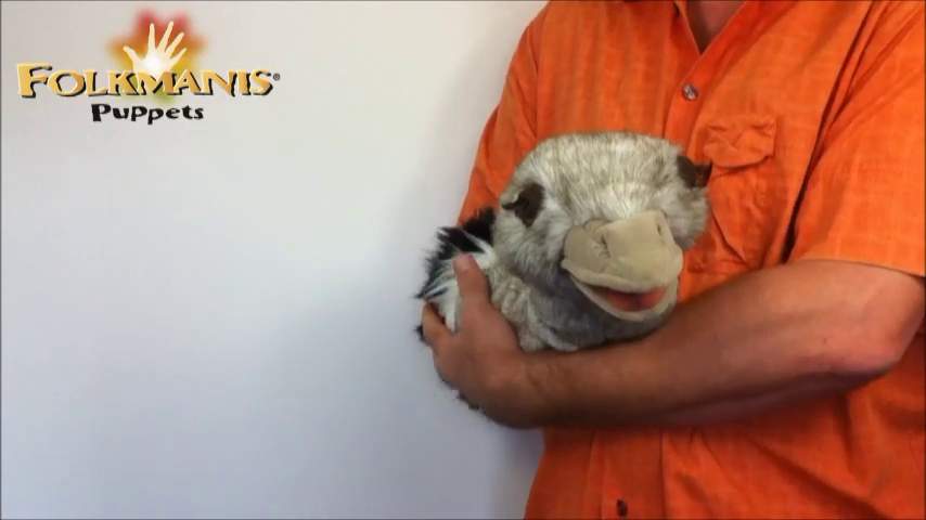 Folkmanis Ostrich Hand Puppet (Stage Puppet) Demo 2