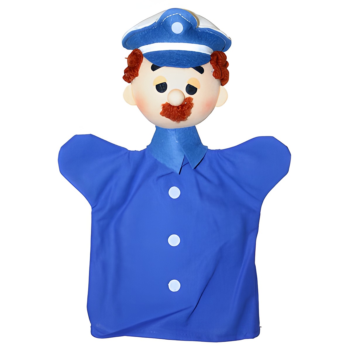 Punch and Judy Police Officer Blue Hand Puppet - munabo