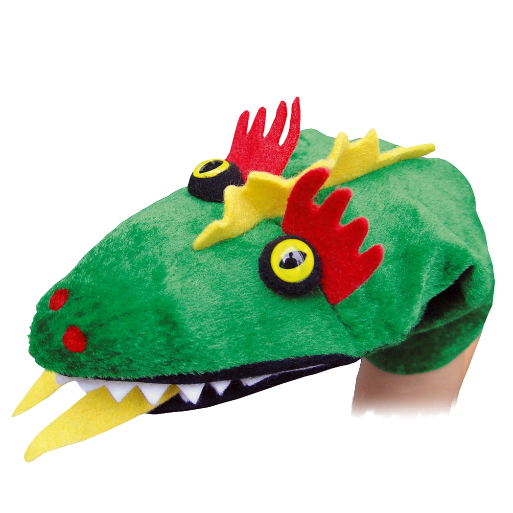 Punch and Judy Dragon Willi Hand Puppet for Puppet Theatre | Kersa Beni