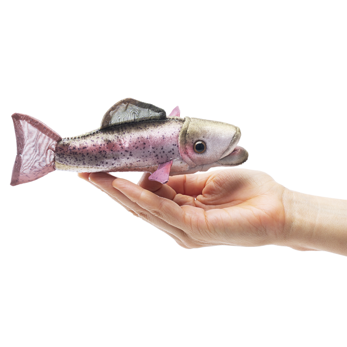 Folkmanis Mini Rainbow Trout Finger Puppet - Produktbild 3