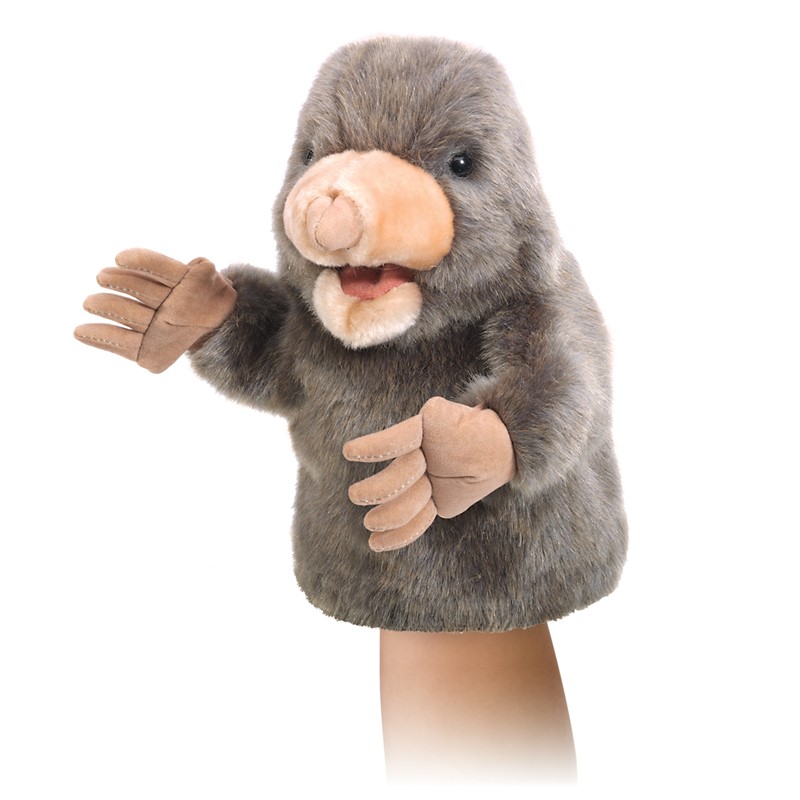 Folkmanis Little Mole Hand Puppet (Small Stage Puppet)