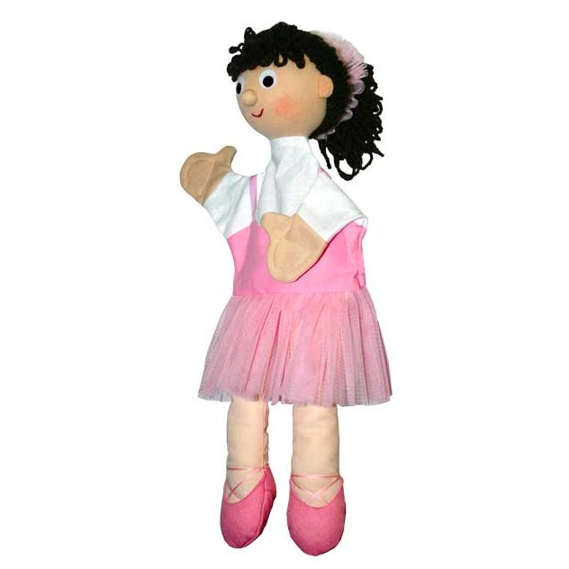 Punch and Judy Ballerina (large) Hand Puppet for Puppet Theatre | munabo