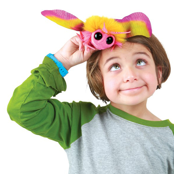 Folkmanis Mini Rosy Maple Moth Finger Puppet - Produktbild 5