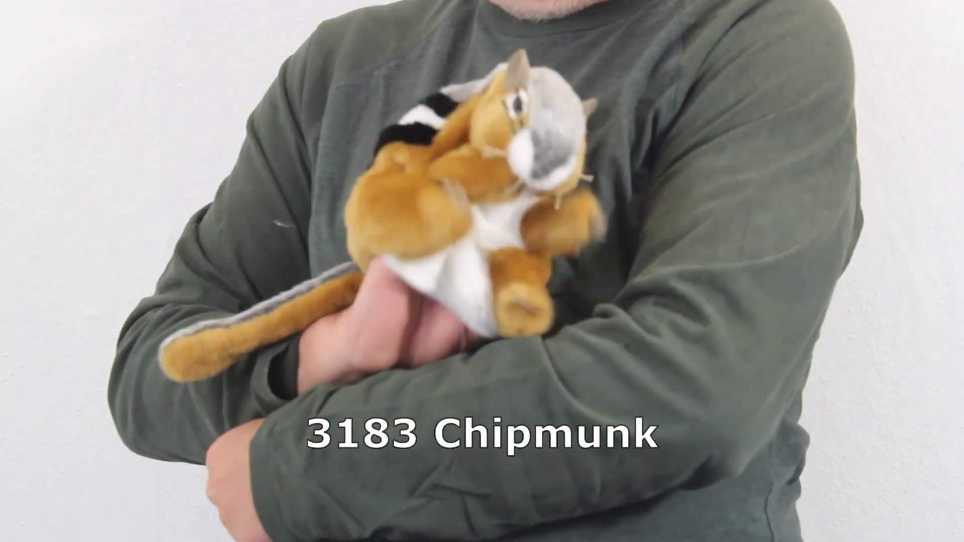 Folkmanis Chipmunk Hand Puppet Demo