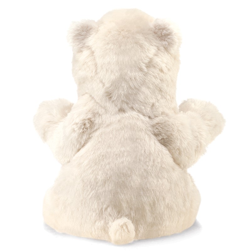Folkmanis Sitting Polar Bear Hand Puppet - Produktbild 2