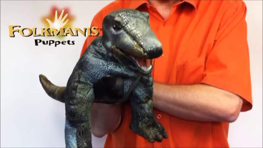 Folkmanis Small Tyrannosaurus Rex Hand Puppet Demo 2