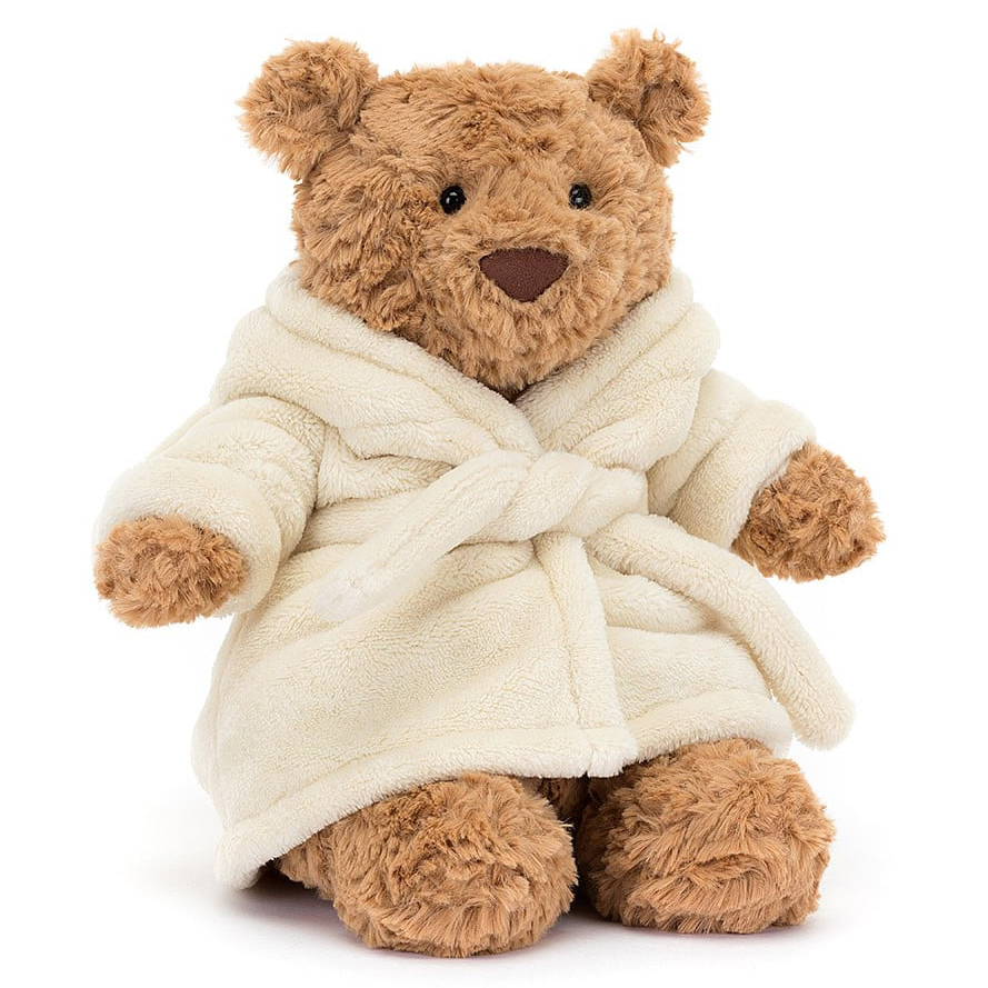 Jellycat Cuddly Toy Bear - Bartholomew Bear Bathrobe (Plush Toy) - Produktbild 4