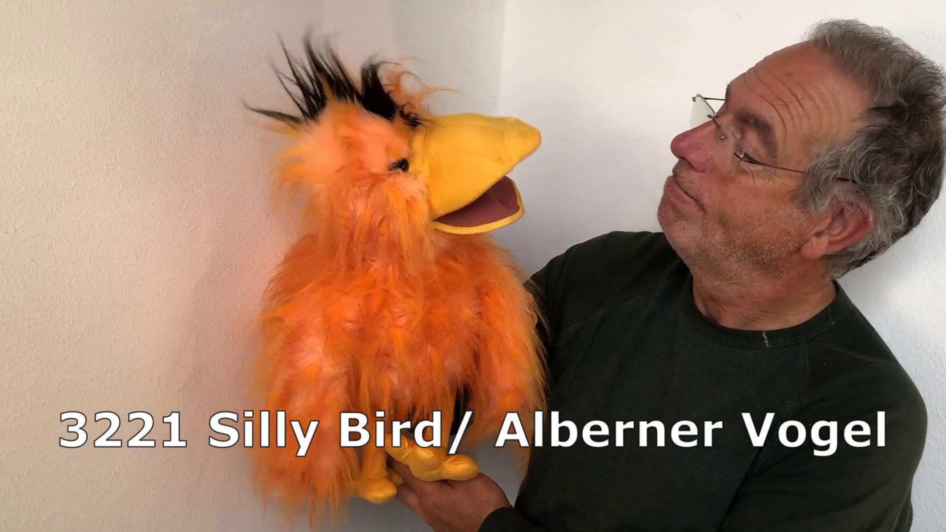 Folkmanis Silly Bird Hand Puppet Demo