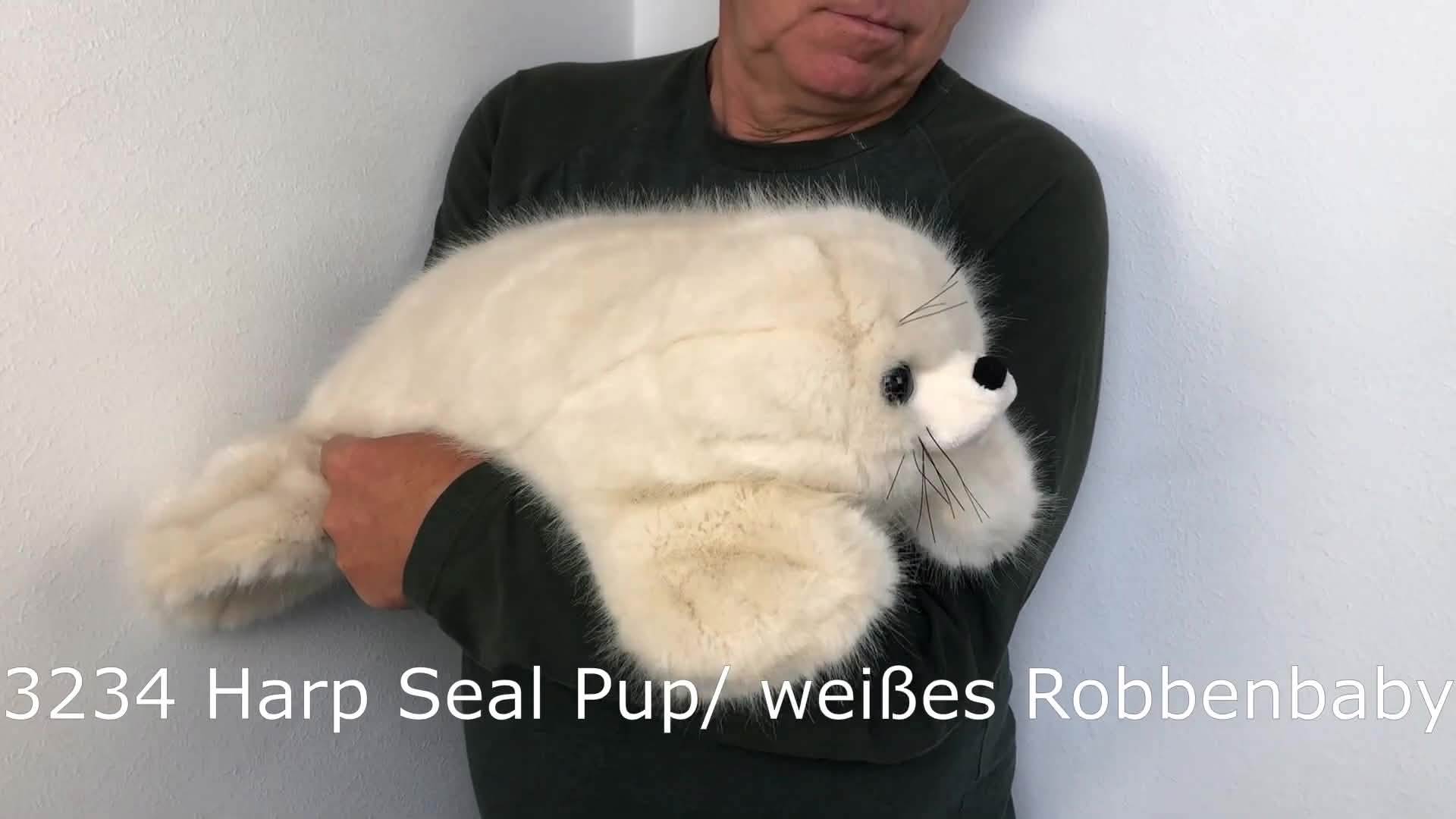 Folkmanis Harp Seal Pup Hand Puppet Demo