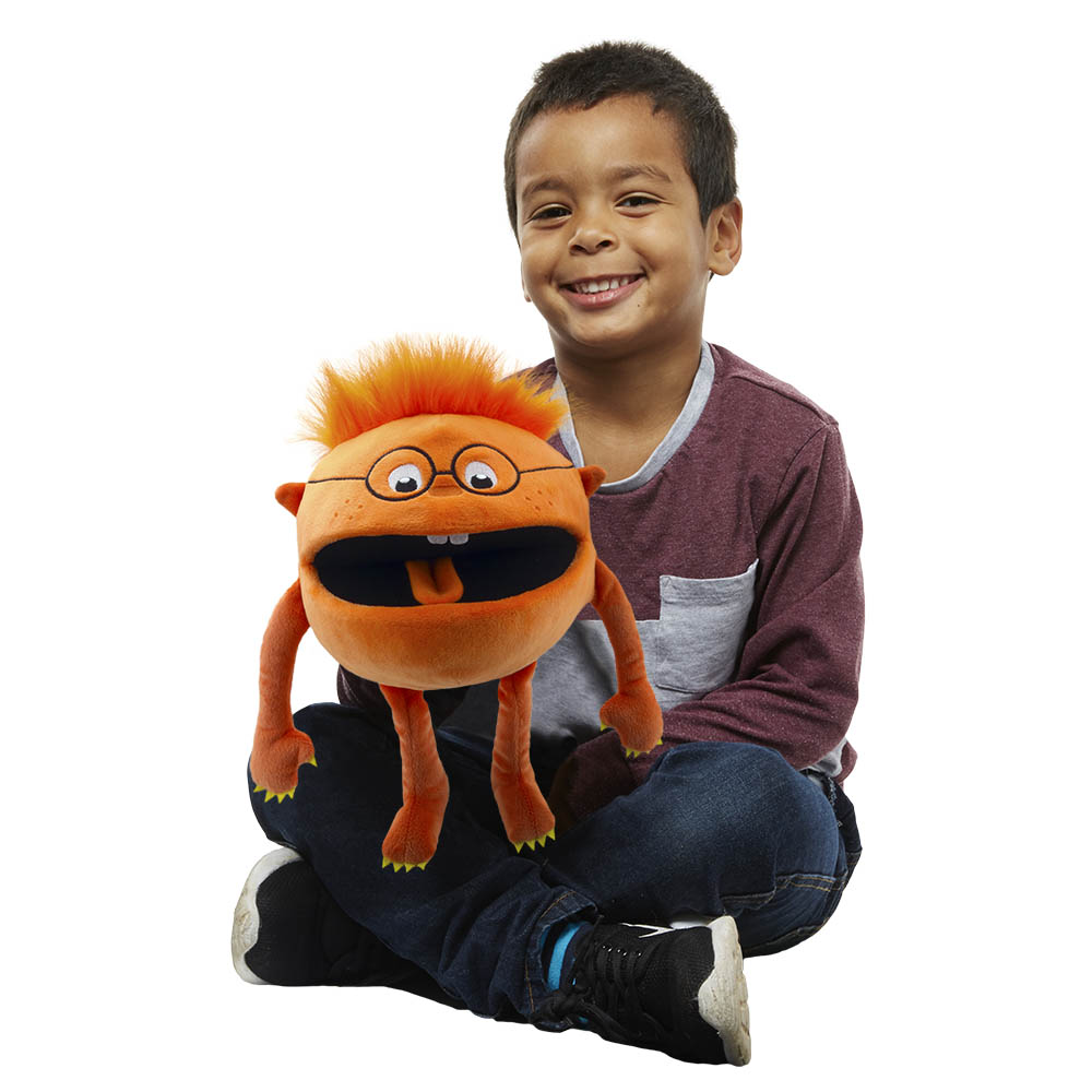 Hand puppet baby monster - orange - Puppet Company - Produktbild 3