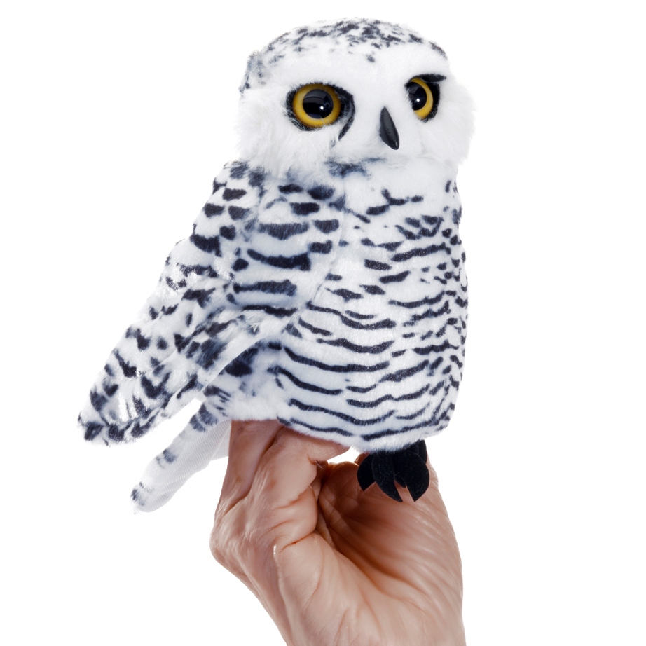 Folkmanis Small Snowy Owl Hand Puppet - Produktbild 2