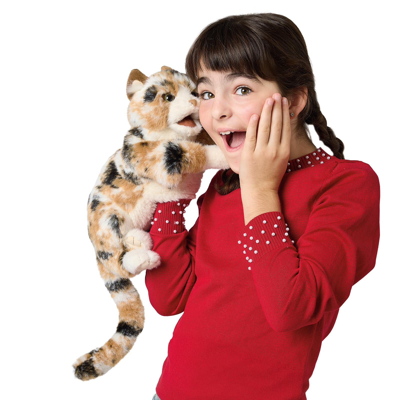 Folkmanis Calico Cat Hand Puppet  - Produktbild 8