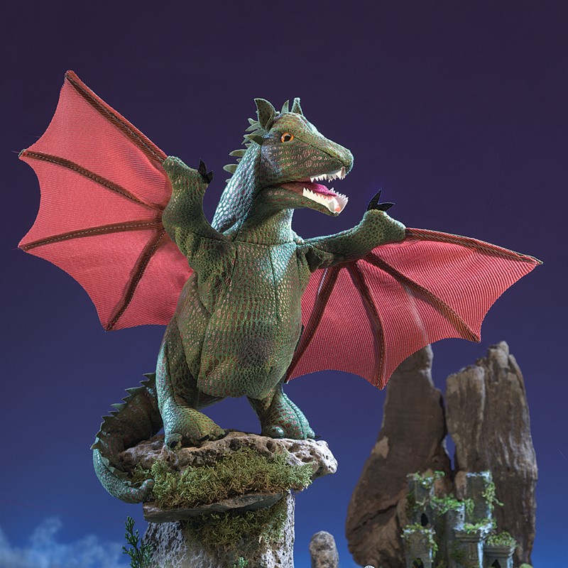 Folkmanis Winged Dragon Hand Puppet - Produktbild 2