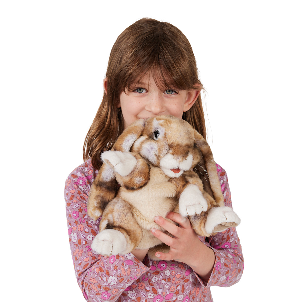 Folkmanis Silky Bunny Rabbit Hand Puppet - Produktbild 9
