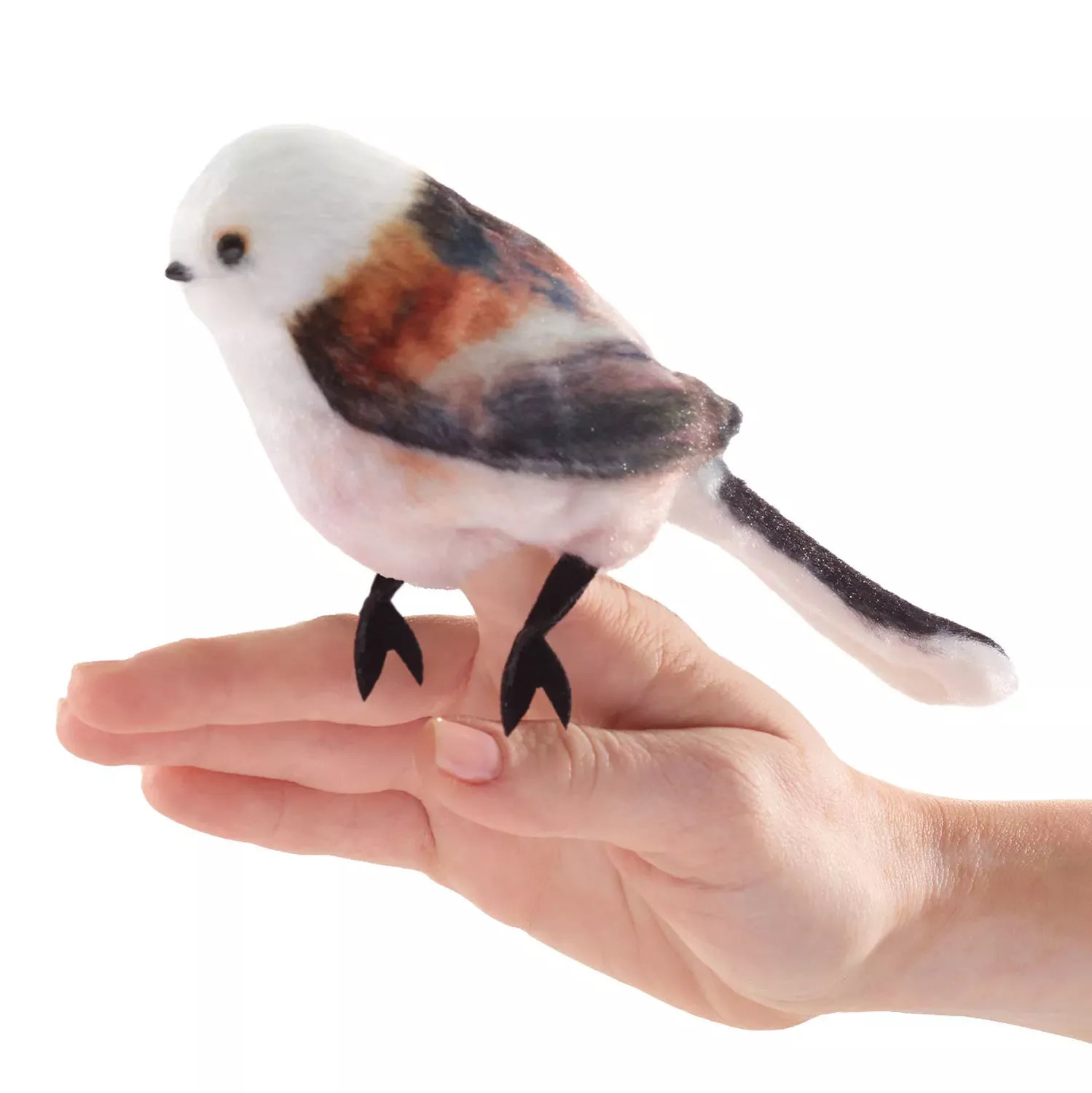 Folkmanis Mini Long-tailed Tit Finger Puppet - Produktbild 4