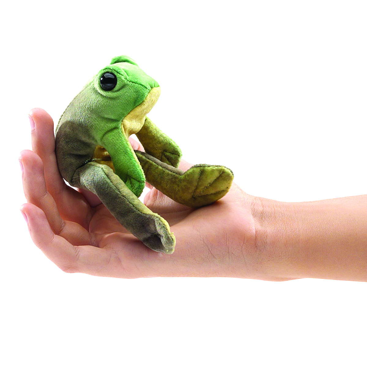 Folkmanis Mini Sitting Frog Finger Puppet