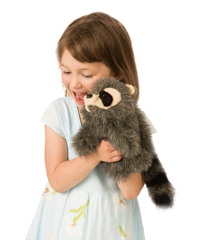 Folkmanis Baby Raccoon Hand Puppet - Produktbild 4