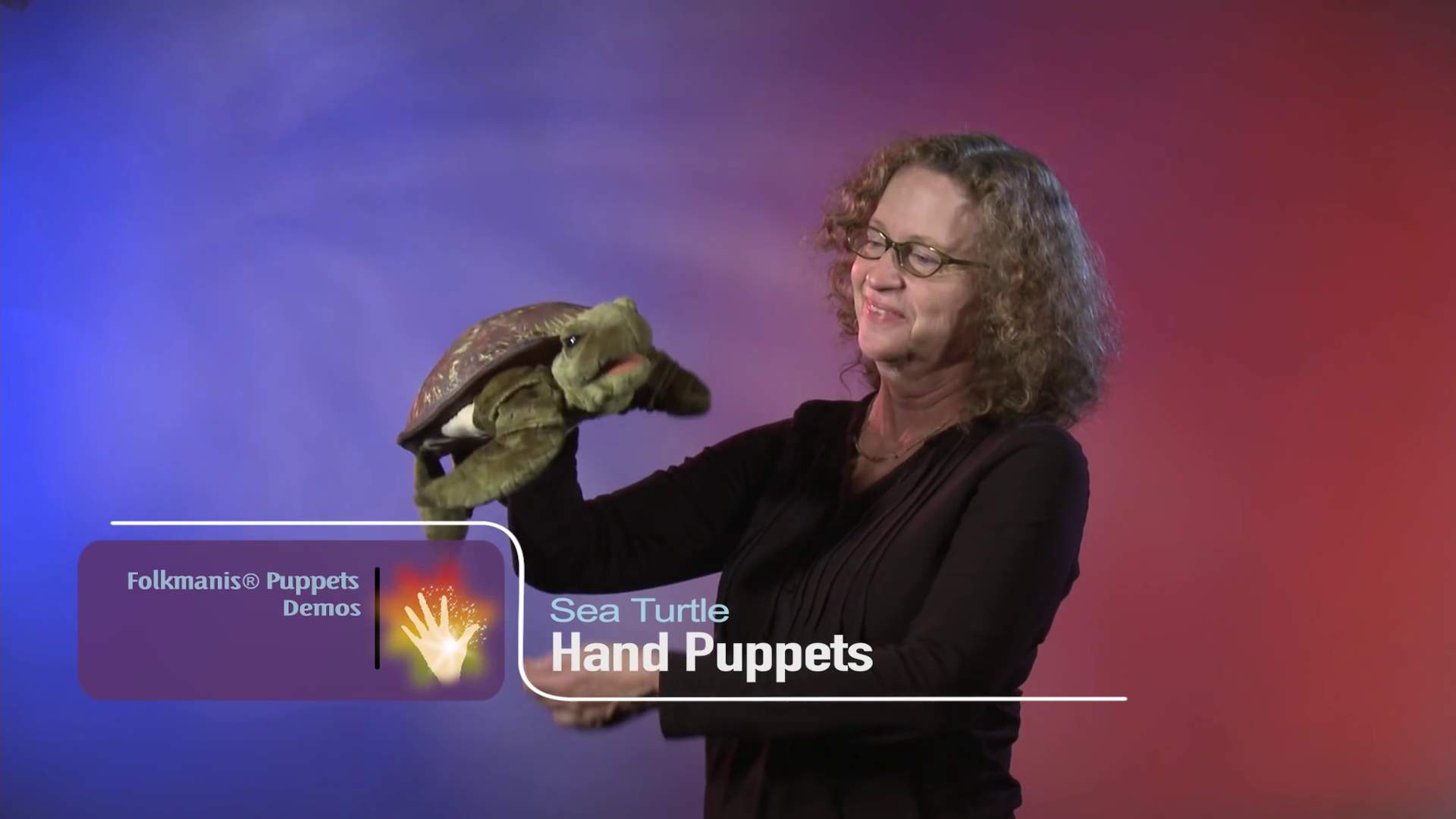 Folkmanis Sea Turtle Hand Puppet Demo