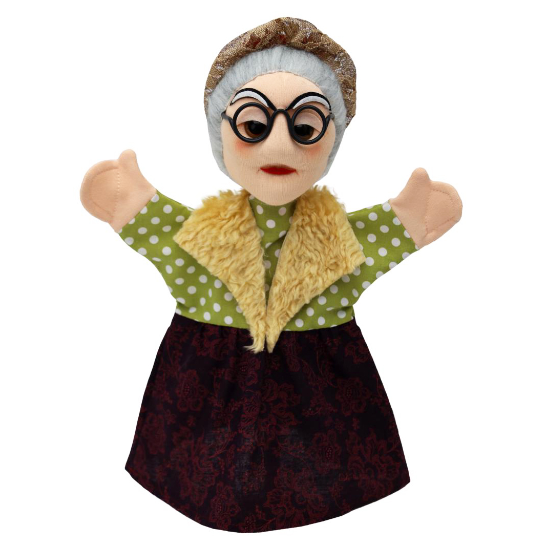 Punch and Judy Hand Puppet Granny - munabo - Produktbild 2