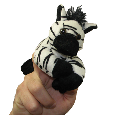 Zebra - walking finger puppet - Produktbild 3
