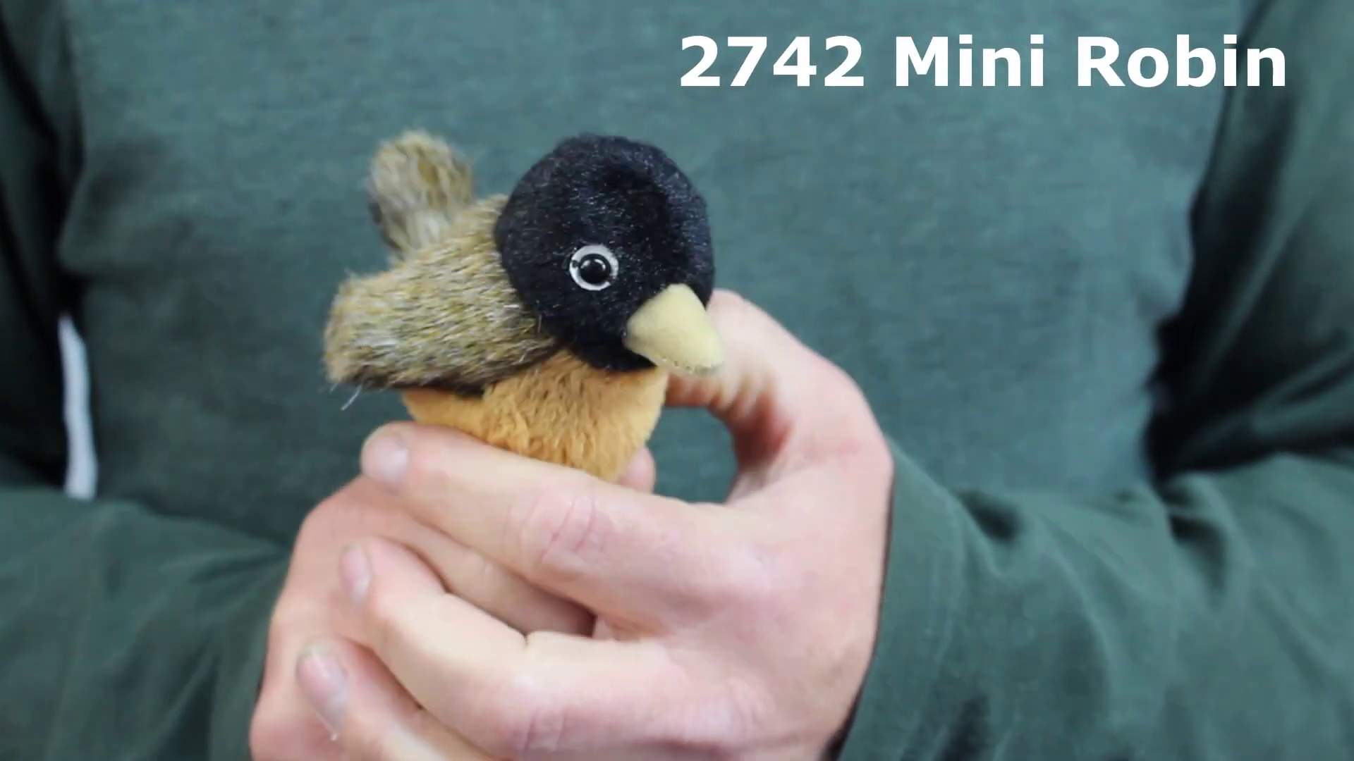 Folkmanis Mini Robin Finger Puppet Demo