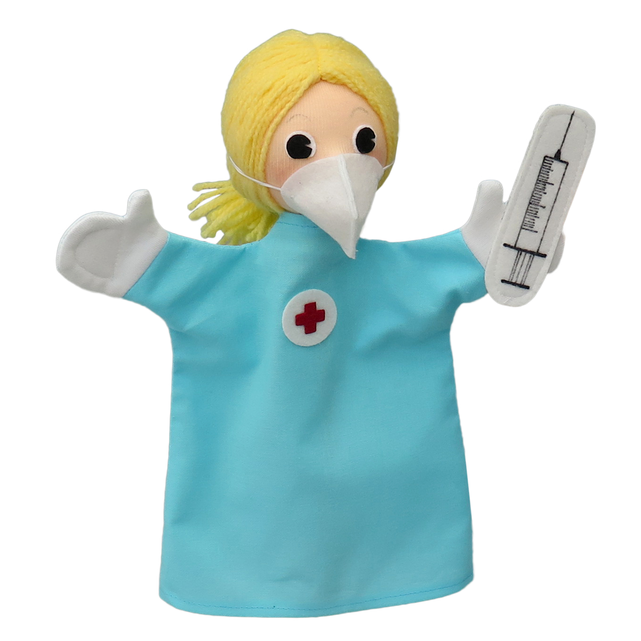 Punch and Judy Nurse Hand Puppet for Puppet Theatre | munabo