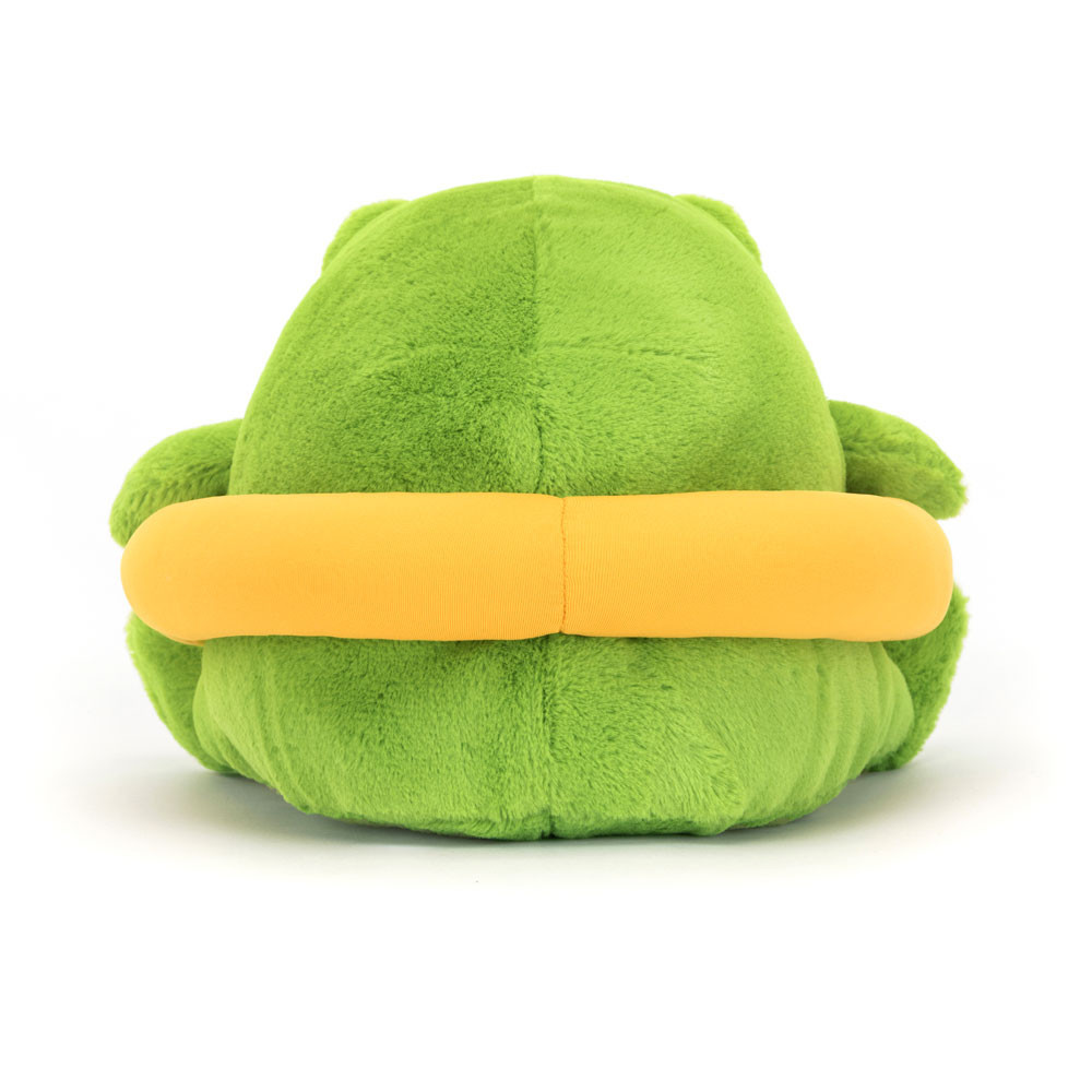 Jellycat Cuddly Toy Frog - Ricky Rain Frog with Rubber Ring (Plush Toy) - Produktbild 3
