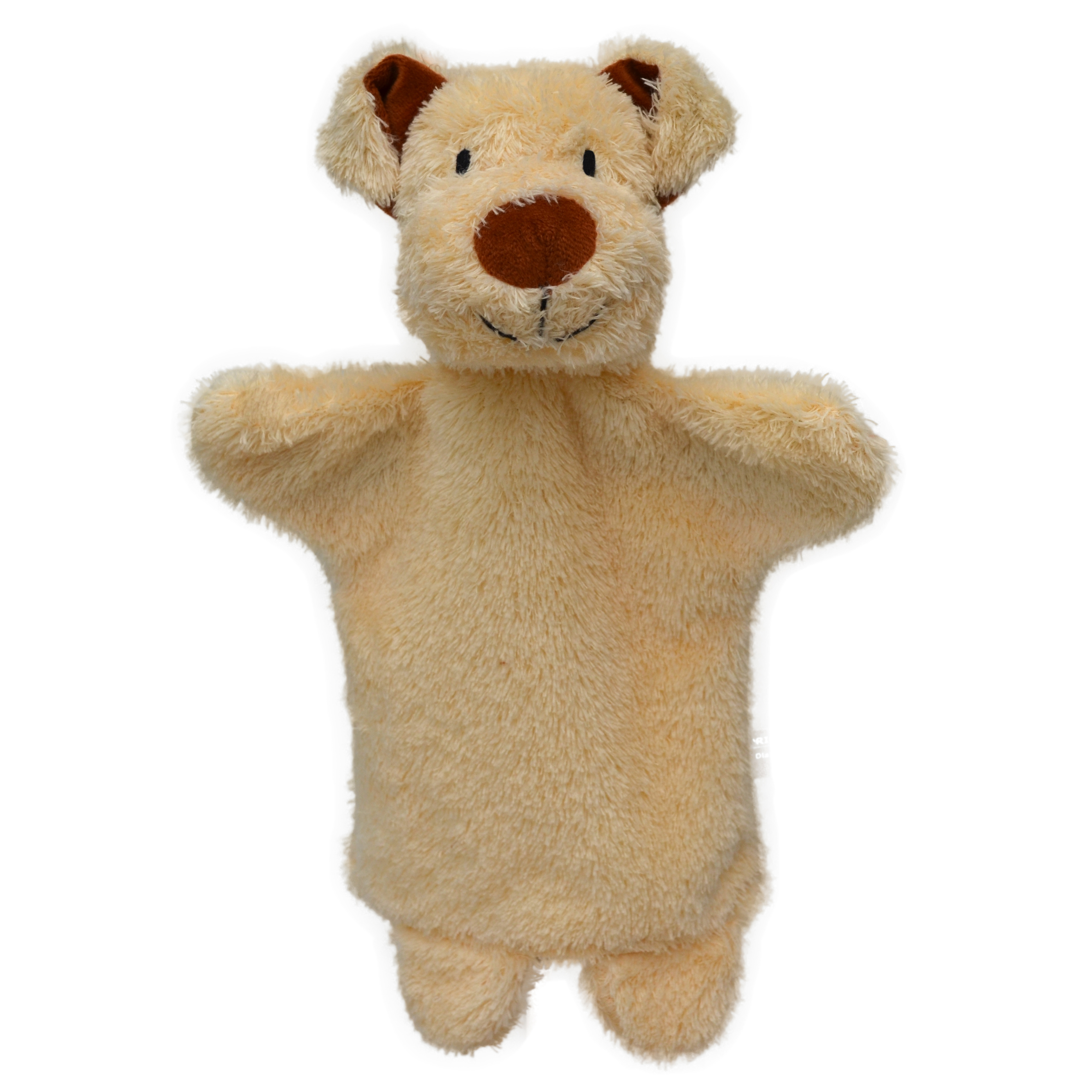 Punch and Judy Dog Beige Hand Puppet - munabo