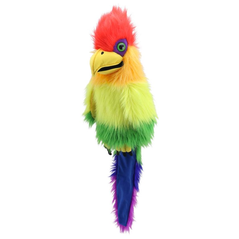 Hand puppet rainbow bird with sound - Puppet Company - Produktbild 2