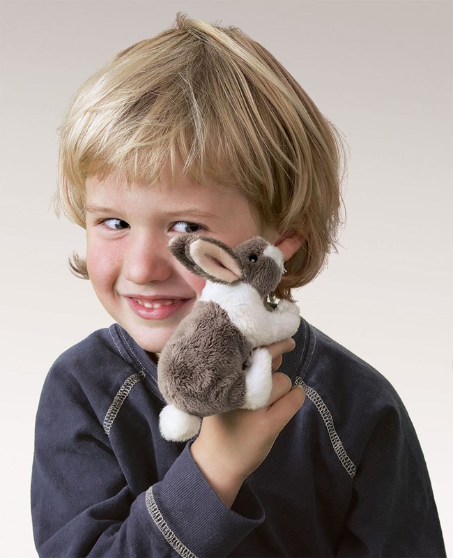 Folkmanis Mini Rabbit Finger Puppet - Produktbild 2