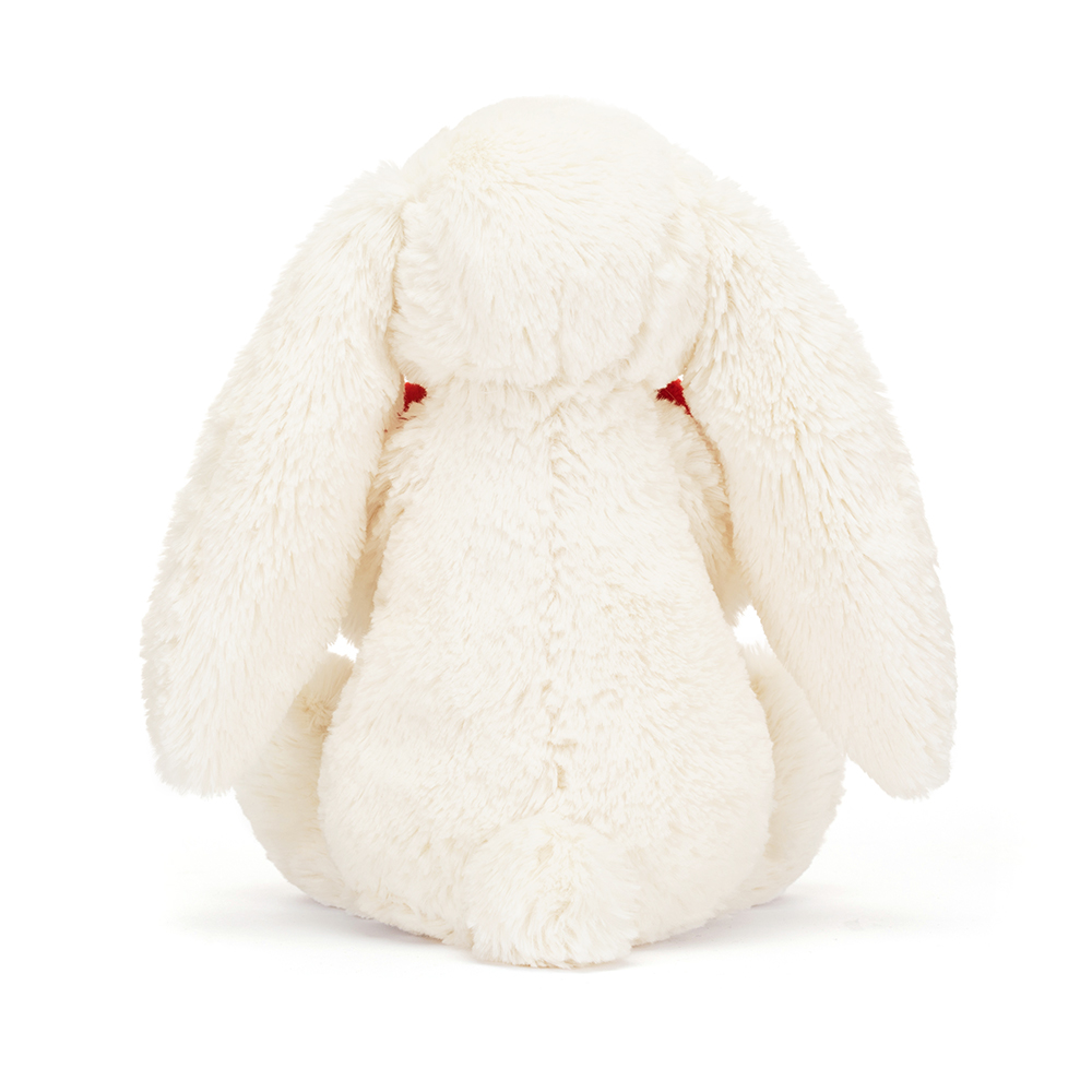 Jellycat Cuddly Toy Bunny - Bashful Red Love Heart Bunny Original (Plush Toy) - Produktbild 4