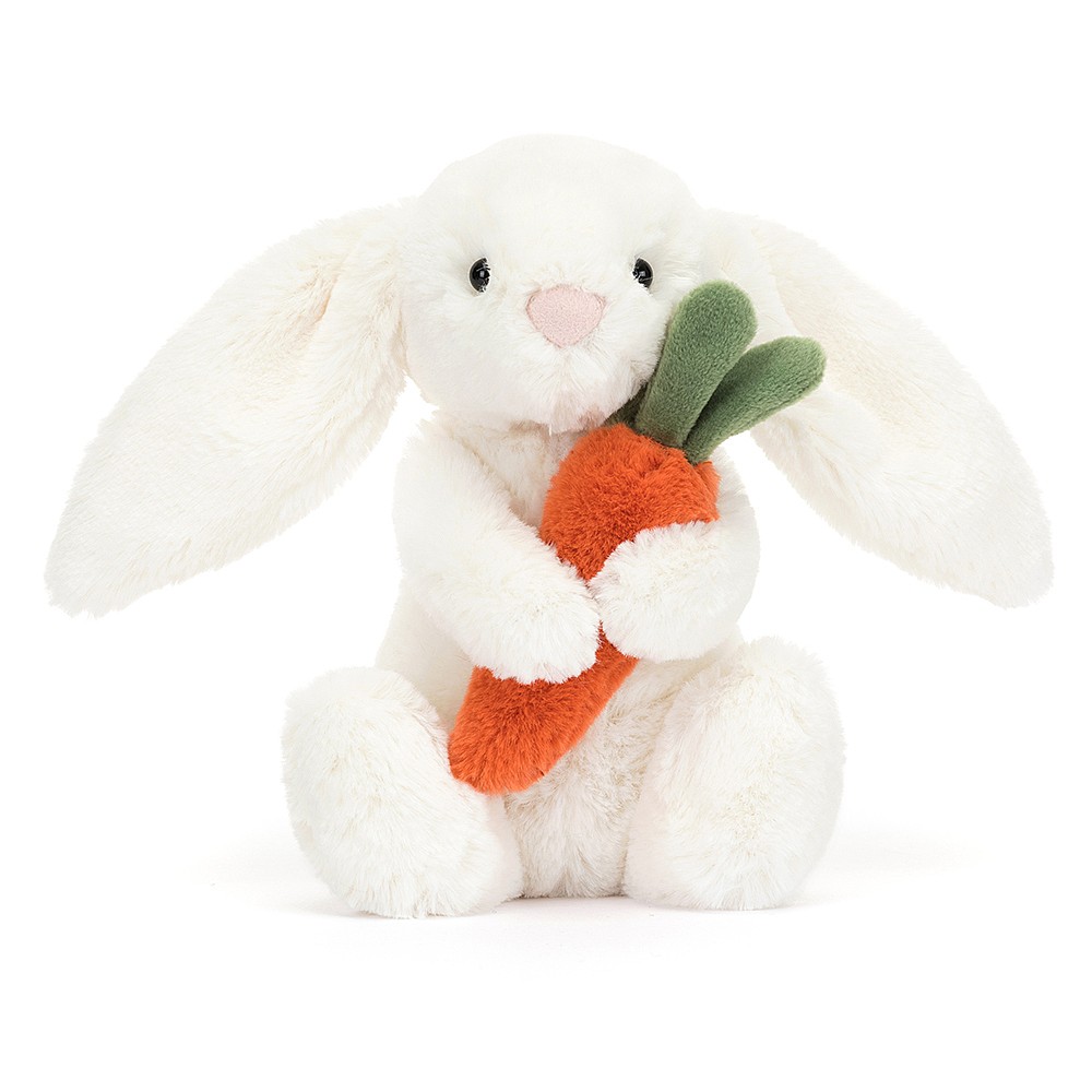 Jellycat Cuddly Toy Bunny - Bashful Carrot Bunny Little (Plush Toy) - Produktbild 4