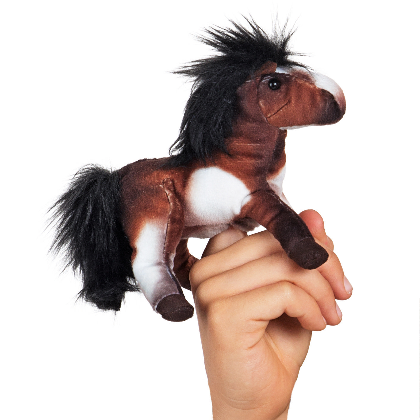 Folkmanis Mini Paint Horse Finger Puppet - Produktbild 2